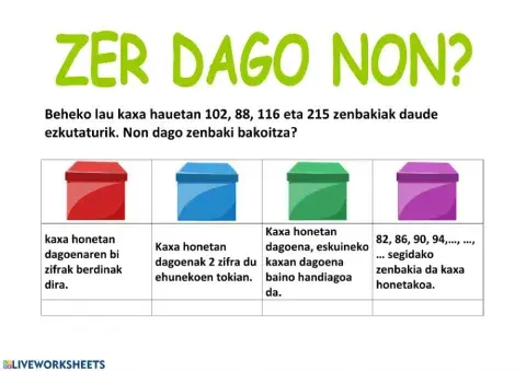 Zer dago non? 3