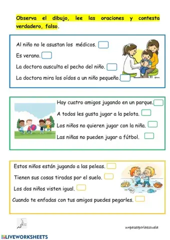 Comprensión lectora.