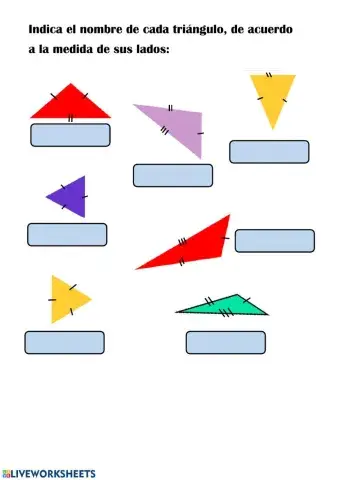 Reconocer triángulos