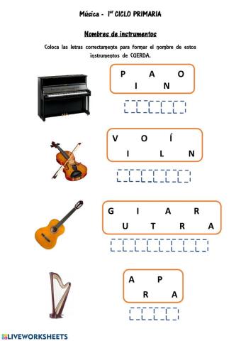 Instrumentos Cuerda