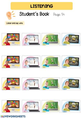Listening - Student´s Book 54