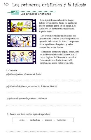 Los primeros cristianos