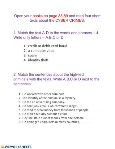 Cyber crime