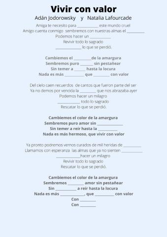 Vivir con Valor