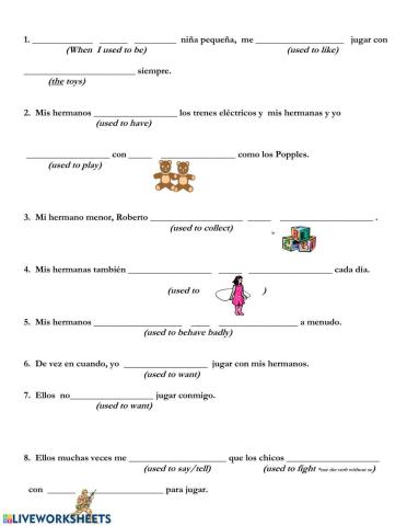 El imperfecto - Cuando era niña