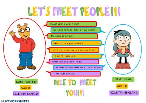 Let's meet people