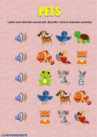 PETS LISTEN AND CLICK