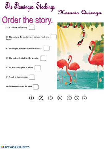 Flamingos' Stockings