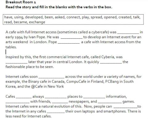 BR1 - Internet Cafes