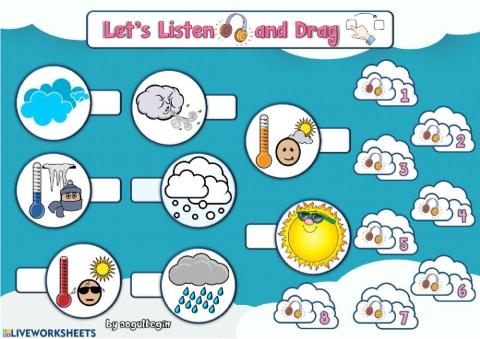 3.9. Weather - Let's Listen and Drag