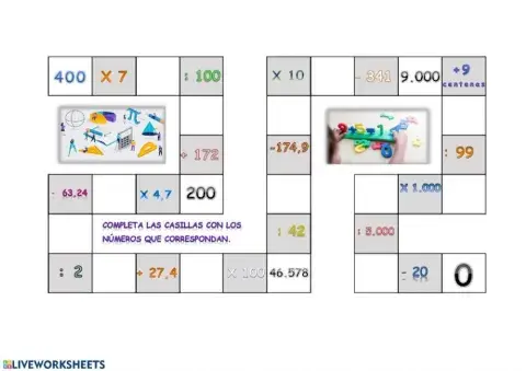 Laberinto de operaciones 1