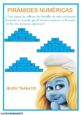 Pirámides de sumas