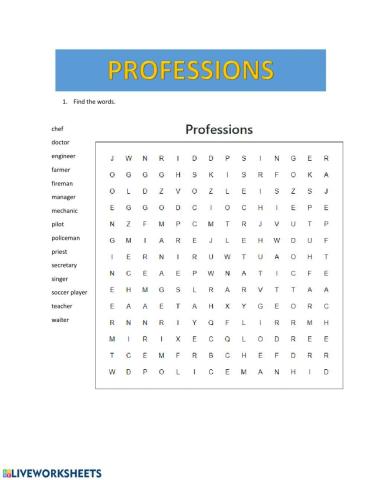 Professions