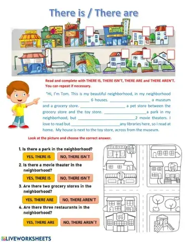 There is - There are