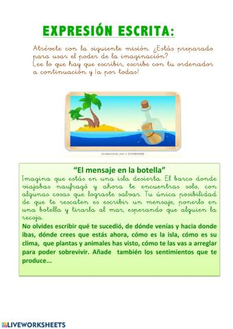 El mensaje en la botella