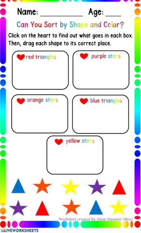 Sorting by Color and Shape