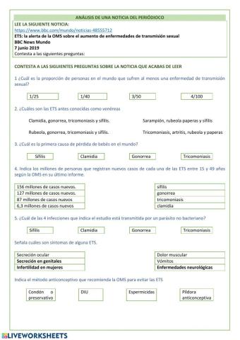 Analisis de una noticia: ets