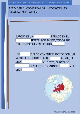 3 repaso sociales Los límites de Europa