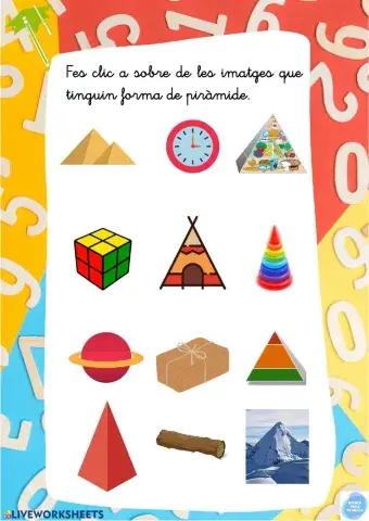 Què té forma de forma de piràmide?