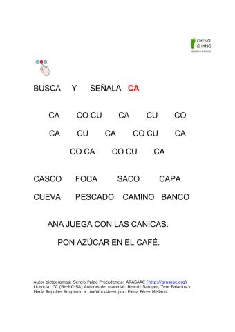 Señala CA-CO-CU