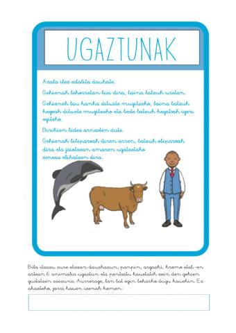 Ugaztunak erronka