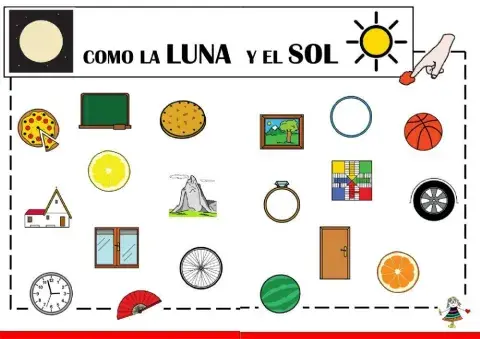 Como la luna y el sol