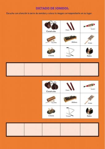 2º primaria dictado instrumentos 2