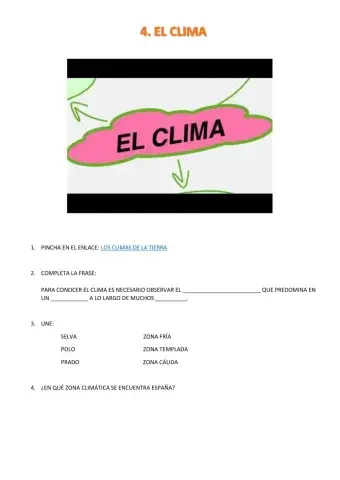 El clima