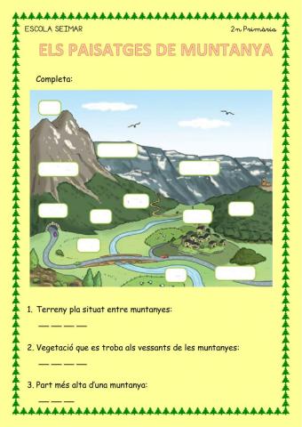 Paisatge de muntanya