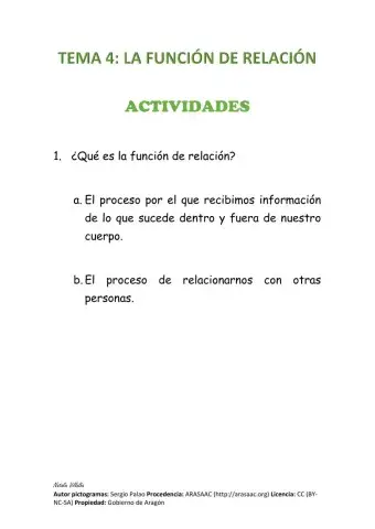 Función de relación