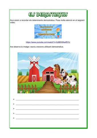 Determinants demostratius