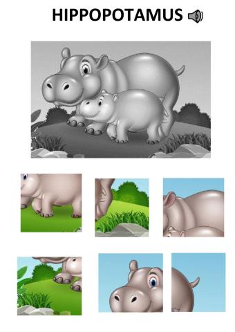 Hippo puzzle