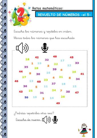 Revuelto de números -el 5-