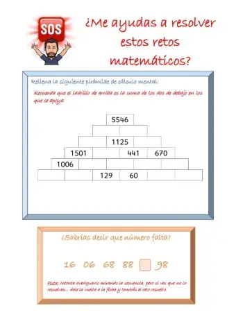 Retos lógico-matemáticos-cálculo mental