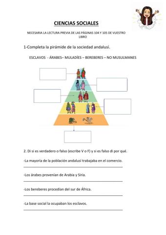 Sociedad andalusí - 5º de primaria