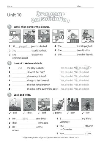 Past Simple - regular verbs