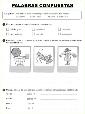 Palabras compuestas