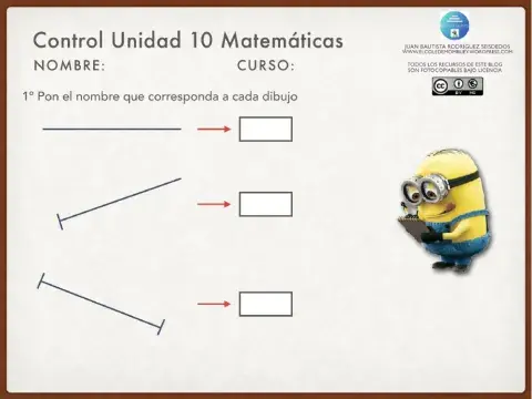 Control Unidad 10 matemáticas 4º