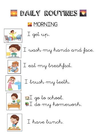 2º Daily Routines