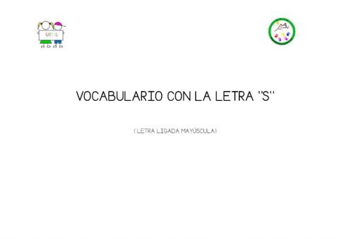 Lectoescritura letra s