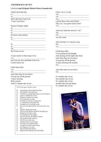 Another day of Sun (La La Land  Soundtrack)