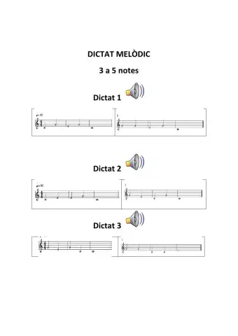 Dictat musical  1