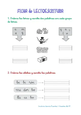 Juego con las letras