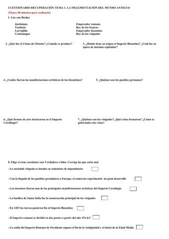 La fragmentación del mundo antiguo