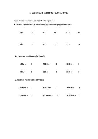 litro, decilitro, centilitro y mililitro (1)