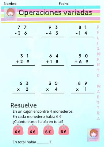 Operaciones variadas