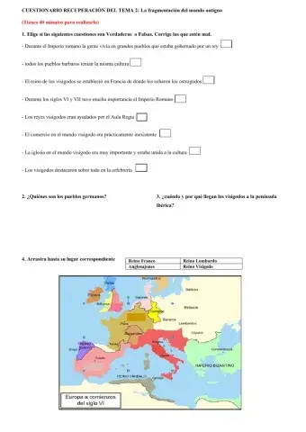 La fragmentación del mundo antiguo