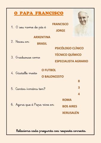 O Papa Francisco