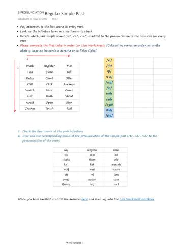 Pronunciation-Regular verbs-2