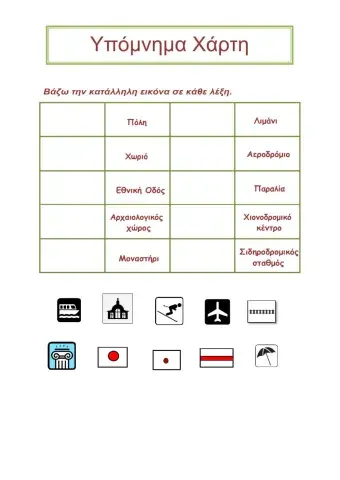 Υπόμνημα χάρτη